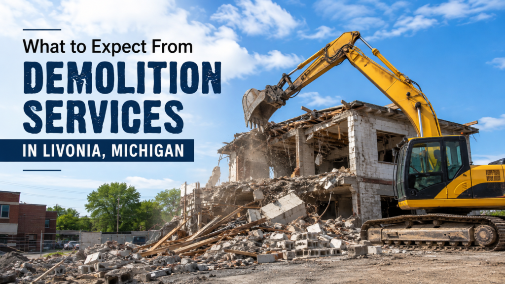 What to Expect From Demolition Services in Livonia, Michigan